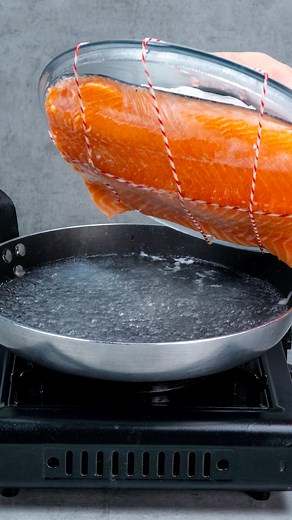1.5M views · 3.9K reactions | The genius salmon cooking trick...