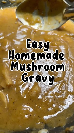 Easy homemade mushroom gravy recipe #recipe #reelsviral #cooking #gravy #fbreels | Life of JayMil