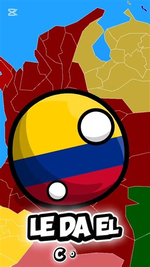 de que color es el mar #countryballs #paisesdelmundo