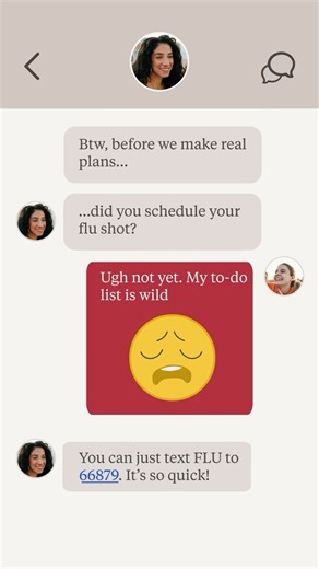 Walgreens on Instagram: "Scheduling time with your bestie 🤝 scheduling your flu shot. Flu shots are now available at Walgreens - plus get a coupon for 20% off your next eligible purchase as a myWalgreens member with any vaccination!* Just follow one of the steps below: 📲 Text FLU to 66879** 🚶‍♂️ Walk-ins welcome 💻 Visit Walgreens.com/ScheduleVaccine *One coupon issued per vaccination up to a limit of three during offer period 8/01/2025 – 2/28/2026. Offer coupon will be provided after vaccina