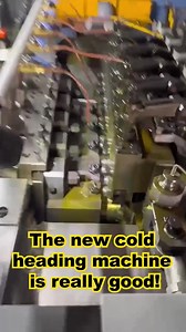The new cold heading machine is incredibly easy to use, clean, and smooth.#jm #factory #hardware #machine #cold #machining #professional #manufacturer #manufacturing #easy #clean #display #fast | Shanghai Jian & Mei Industry and Trade Co., Ltd.