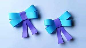 2.6K views · 54 reactions | How to make bow out of paper - Easy Paper Bow - Xmas bow making tutorial step by step - Paper unique bow In this video i will show you how to make an amazing paper bow easy instructions.; #ChristmasBow #PaperBow #OrigamiRibbon | Entertaining Arts | Facebook