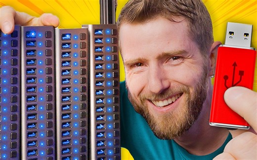 【官方双语】插爆！一台电脑同时能插多少USB设备？#linus谈科技