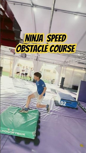Ninja speed obstacle course 🥇🚨🚨