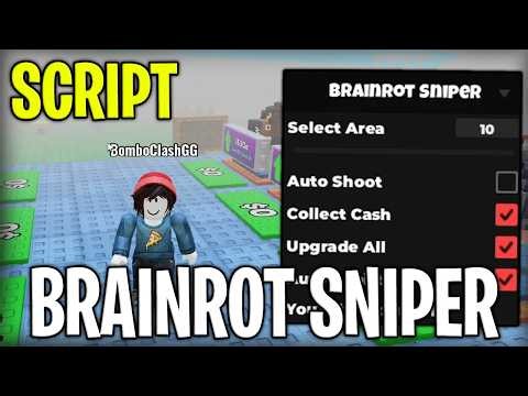 [🔥UPDATE] Brainrot Sniper BEST Script Auto Shoot, Collect Cash & Auto Upgrade Roblox 2026