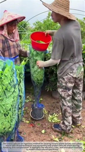 The Smartest Way to Pack Nursery Plants Instantly Without Damage!