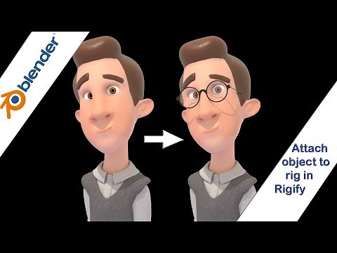How to Parent an Object to Your Rigify Rig in Blender