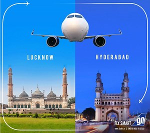 159K views · 1K reactions | Let’s get GO-ing! Introducing our first daily direct flight between Hyderabad and Lucknow. Fares starting ₹ 2412*. Book Now: https://goo.gl/nbSMVb Booking Period: 24 - 29 Nov’ 2017. Travel Period: 01 Dec' 2017- 28 Oct' 2018. | GO FIRST | Facebook
