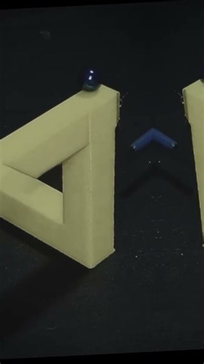 IMPOSSIBLE TRIANGLE?! 🤯 This Optical Illusion Will Break Your Brain! #PhysicsFun #TinyTechLab