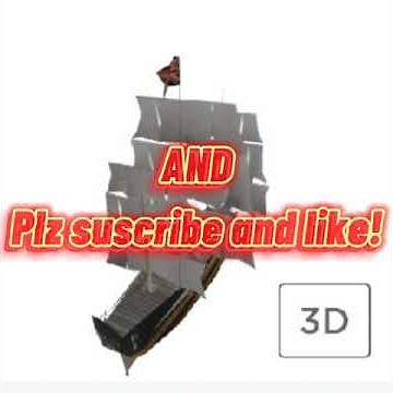 pirate battleship | Roblox mesh #10!