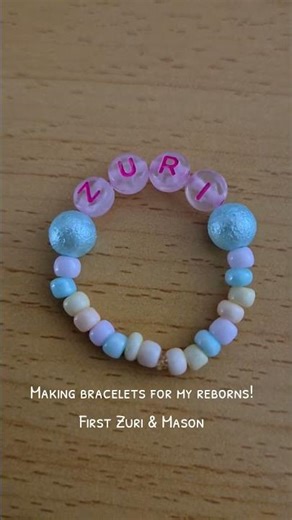 Making bracelets for my reborns #reborn #bracelet #braceletmaking #hobby #doll #reborndoll