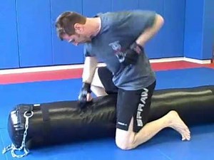 Ground and Pound MMA Interval Training Workout -- 8 minutes