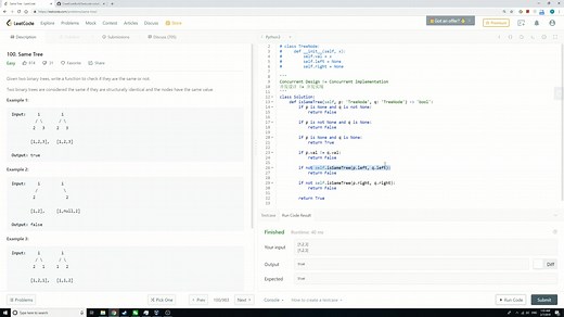 LeetCode 100 之 Python