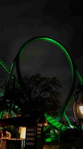 9.2K views · 1.1K reactions | The Incredible Hulk Coaster at night! #incrediblehulkcoaster #islandsofadventure | see.uo | Facebook