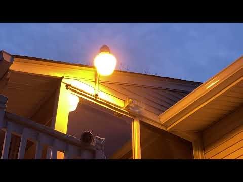 70-Watts HPS Touch&Glow Street Light | Natural Startup at Dusk 3/26/2026
