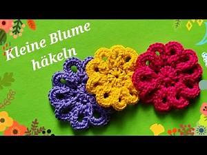 crochet simple small flower