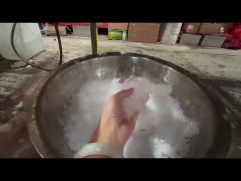 Flake Ice Making Machine #flakeicemaker #flakeicemachine #flakeice