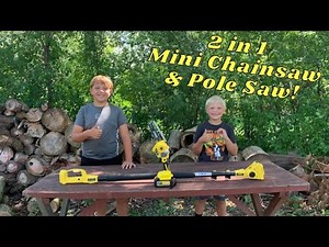 Imoum 6" Mini Chainsaw with Extension Pole - Unboxing & Review