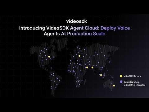 🚀 Introducing AI Voice Agent Cloud Deployments via CLI & Dashboard in VideoSDK