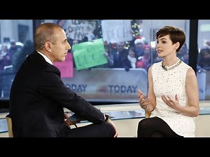 Anne Hathaway -The Today Show with Matt Lauer Les Misérables