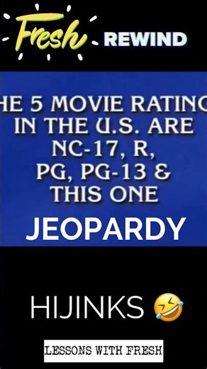 JEOPARDY HIJINKS!🤣 FRESH REWIND👊 #comedy #fail #funny #teacher