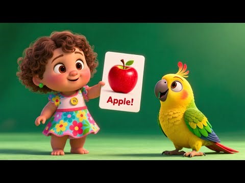 Baby Parrot Learn Time 🦜⏰ | Learn Time for Kids | Preschool Educational Video