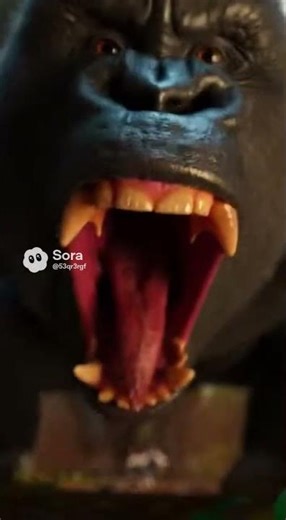 The Wolves Chased the Tiny Kitten… Then a Gorilla Appeared 🐺😱
