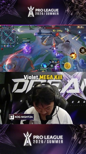 Looking back at Nightza's Violet Megakill play | Commentator Hai Phong #lienquanmobile