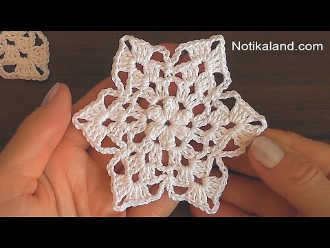 CROCHET EASY Crochet Snowflake Pattern