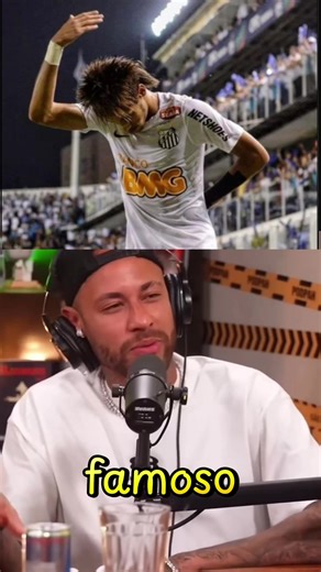 Neymar falando de quando ele virou famoso kkk#neymar #santos #futbol