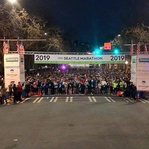 Here are the runners taking off from the 2019 Amica Insurance Seattle Marathon’s starting line. Join us in congratulating this year’s participants! | Amica Insurance