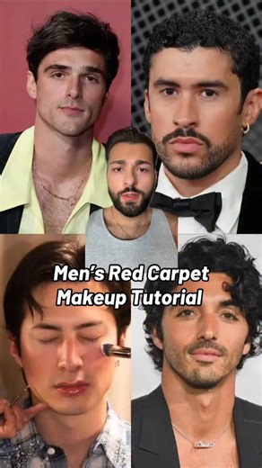 Men’s Red Carpet Makeup Tutorial #makeup #menmakeup | Paul Reacts