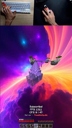 Drag Click Block Clutches in Minecraft💀 #shorts