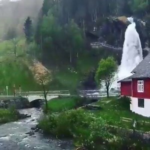 Wonderful Waterfall ..Norheimsund, #Norway <3 | NATURE