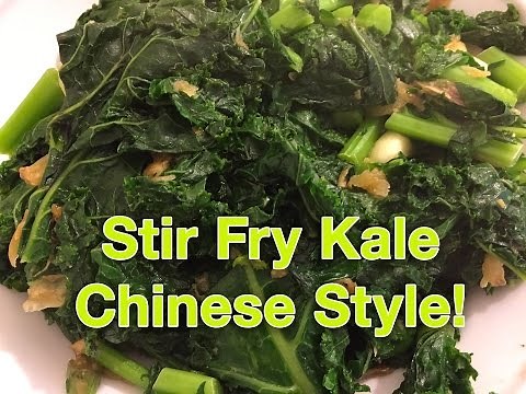 Stir Fry Kale Chinese Style - Super Easy!