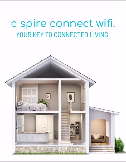 Your smart home just got smarter. C Spire Connect WiFi delivers blazing speeds to 200 devices for seamless and secure connected living. | C Spire