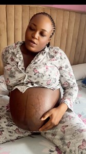 3.4M views · 44K reactions | A little throwback to when my babies were still baking❤️ I had the most smooth and stress free pregnancy ever, my only issues was getting tired easily, dark skin, and swollen feet towards the end of the pregnancy Shikina, no vomiting, no morning sickness or whatsoever. I’m indeed blessed來 #twinsandmultiples #momoftriplets #triplets #firsttimemom | Maryqueen Odiakosa | Facebook