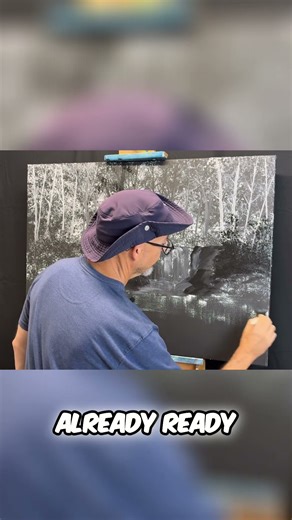 Paint Water Effects? Easy! Watch This Painting Tutorial! #shorts