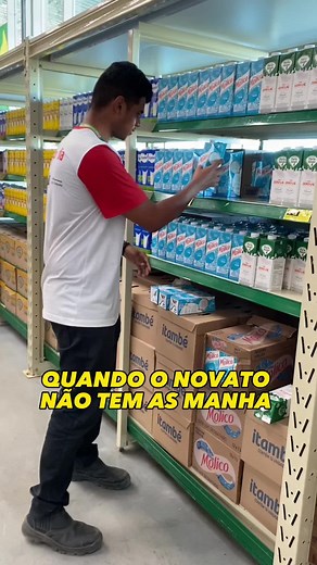 Como é trabalhar como repositor em supermercado