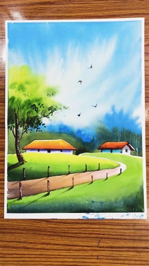 The Easiest Watercolor Technique Nobody Talks About #painting #tutorial #art