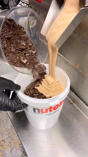 585K views · 4.5K reactions | NUTELLA GELATO TUB  Who would you share it with? #gelato #nutella #chocolate | The Succulent Bite | Facebook