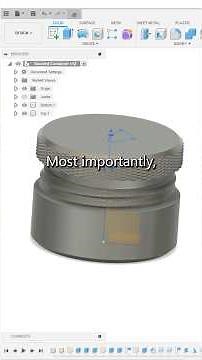 How I Design 3D Printed Threads. #fusion360 #3ddesign #3dprinting #diy #learn