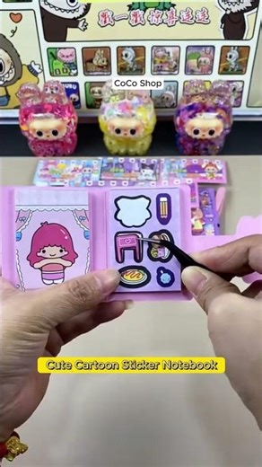 Cute Cartoon Sticker Notebook
