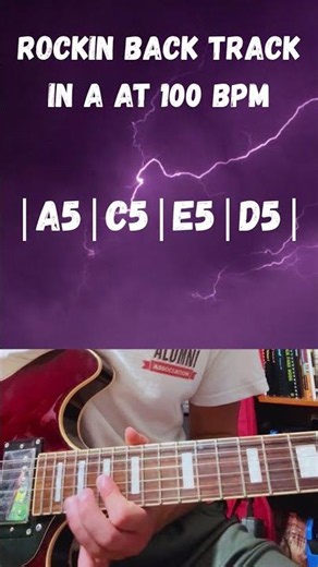 Rockin Back Track Solo in A