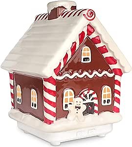 Gingerbread Essential Oil Diffusers, Ceramic Christmas Diffusers for Essential Oils, 100ml USB Powered Aromatherapy Diffuser, Ideal Gift Ideas for Kids