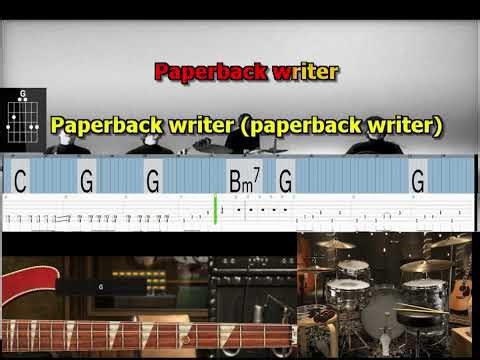 Paperback Writer Beatles Mizo all Vocals lyrics chords tabs version 2025