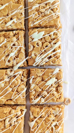 3.8K views · 18 reactions | Honey Peanut Butter Cheerio Protein Bars...