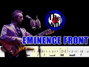 The Who - Eminence Front (Bass Tabs + Tutorial) By John Entwistle