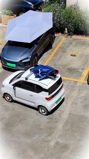 Automatic Folding Car Roof Cover Umbrella Tent 1️⃣