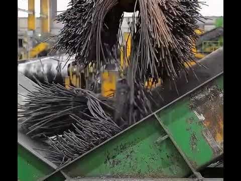 Modern Tire Recycling Factory: Turning Waste Tires Into Rubber Bricks #viral #trending #tyre #fyp